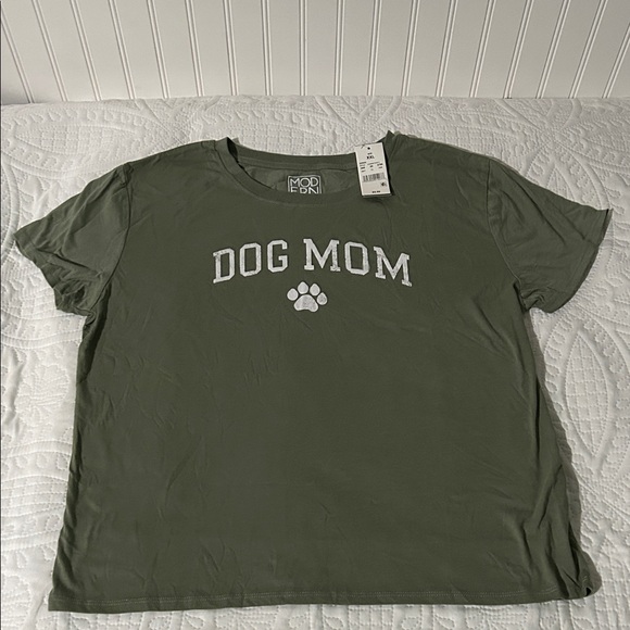 Dog Mom Olive Green T-Shirt Sz: xxl - Picture 1 of 5